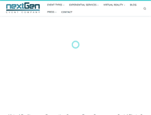 Tablet Screenshot of nextgeneventco.com